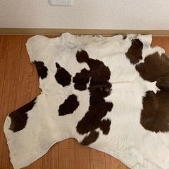 牛柄　アクセントラグ　約90×75