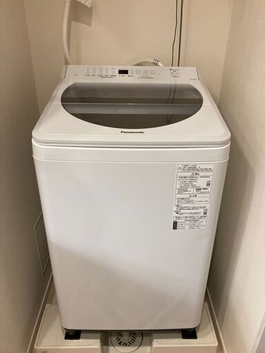 全自動洗濯機 NA-FA80H7　パナソニック　2020年製