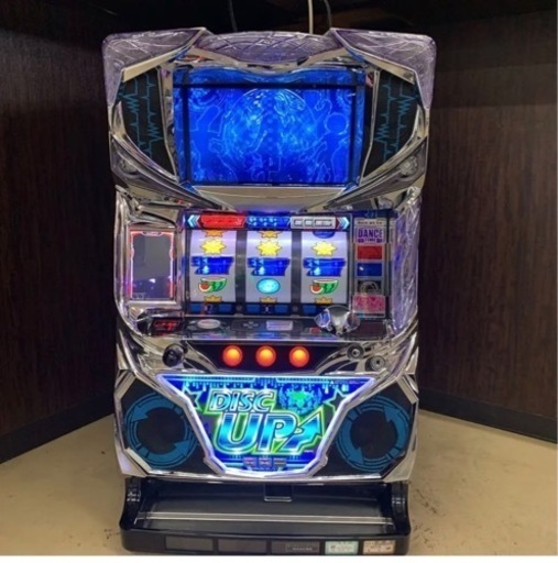 実機 DISC UP ブルーパネル コイン不要機付