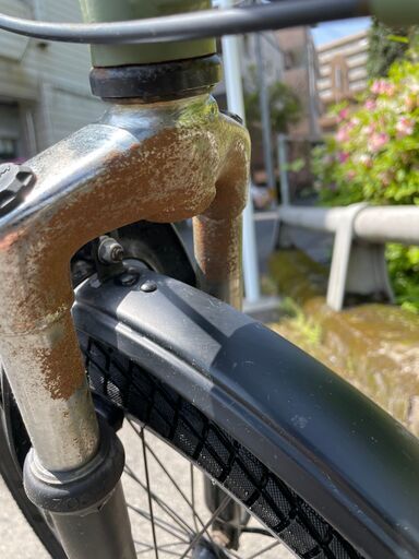 折りたたみ自転車　No.118　HUMMER　ギア6速　20インチ　〖リサイクルショップどりーむ鹿大前店〗 折りたたみ自転車 No.118 HUMMER ギア6速 20インチ 〖リサイクル