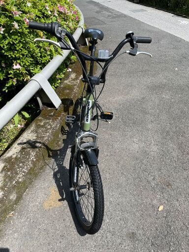 折りたたみ自転車　No.118　HUMMER　ギア6速　20インチ　〖リサイクルショップどりーむ鹿大前店〗 折りたたみ自転車 No.118 HUMMER ギア6速 20インチ 〖リサイクル
