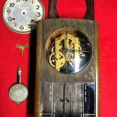 柱時計　ジャンク　掛け時計　昭和レトロ　アンティーク