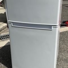 【RKGRE-878】特価！ハイアール/85L 2ドア冷凍冷蔵庫/BR-85A/中古品/2021年製/当社より近隣無料配達！