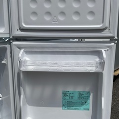 【RKGRE-878】特価！ハイアール/85L 2ドア冷凍冷蔵庫/BR-85A/中古品/2021年製/当社より近隣無料配達！