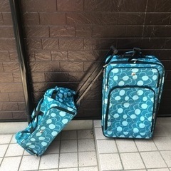 旅行スーツケース大中2個