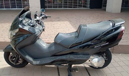 値下 SUZUKI(スズキ) SKYWAVE(スカイウェイブ 250 CJ43A 自賠責あり ETC 走行少 ハンドル周り等 屋根付き保管 発送対応可 交渉可