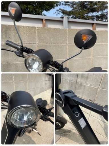 BLAZE SMART EV 電動（原付）バイク　後タイヤ右ミラー新品交換‼︎ BLAZE SMART EV 電動（原付）バイク 後タイヤ右ミラー新品交換‼︎