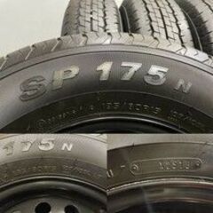 DUNLOP SP175N 195/80R15 107/105L LT】夏タイヤ【日産 NV350