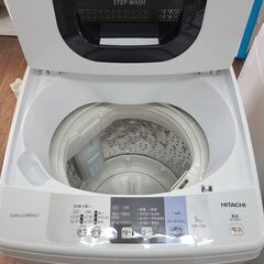 【リサイクルショップどりーむ天保山店】●2033●　日立　洗濯機　2018年製　容量５.０㎏　NW-50B(W) リサイクルショップどりーむ天保山店】○2033○ 日立 洗濯機 2018年製