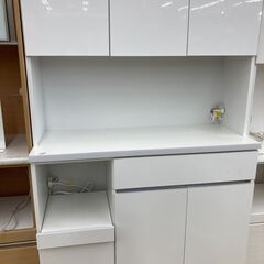 3枚扉レンジボード 115cm幅 ﾎﾜｲﾄ