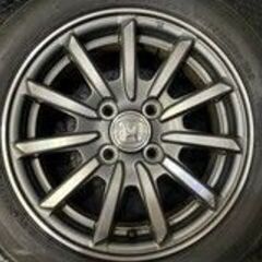 【BS ECOPIA EP150 155/65R14】夏タイヤ【ホンダ N-WGN 純正ホイール 14インチ 4.5J4HPCD100+40】バリ溝　(VTK521)クレジットカード QRコード決済可能