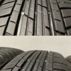 【BS ECOPIA EP150 155/65R14】夏タイヤ【ホンダ N-WGN 純正ホイール 14インチ 4.5J4HPCD100+40】バリ溝　(VTK521)クレジットカード QRコード決済可能