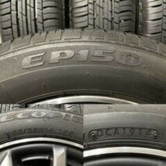 【BS ECOPIA EP150 155/65R14】夏タイヤ【ホンダ N-WGN 純正ホイール 14インチ 4.5J4HPCD100+40】バリ溝　(VTK521)クレジットカード QRコード決済可能