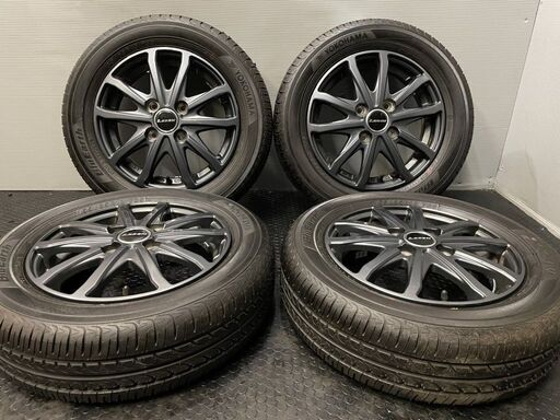 タイヤ新品 バランス調整済【YOKOHAMA BluEarth AE01 155/65R13】夏 