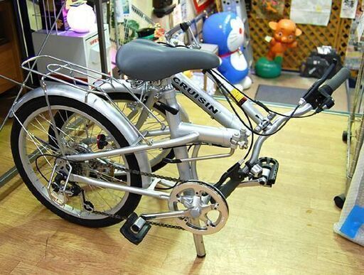 丸石サイクル製　20インチ　スチール　シングル　折り畳み自転車　ほぼ新品　引き取り限定　埼玉県狭山市 丸石サイクル製 20インチ スチール シングル 折り畳み自転車 ほぼ新品