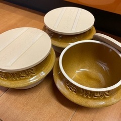 貰って下さい　横川駅　おぎのや　釜飯の陶器　3つセット