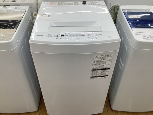 【値下げしました！】TOSHIBA 全自動洗濯機　AW-45M5 2018年製　4.5kg