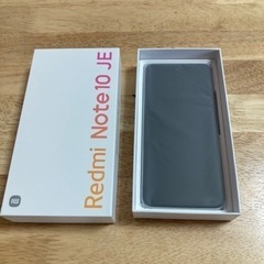 新品未使用スマホ　Redmi Note 10 JE