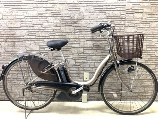 新生活応援SALE 東京23区配達無料　新基準　YAMAHAヤマハ　パスナチュラ　8.1Ah リチウム 電動自転車 中古 26③