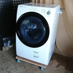 ○SHARP ドラム式洗濯乾燥機 ES-S7E-WL 7.0kg...