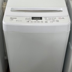 送料・設置込み　洗濯機　7.5kg Hisense 2018年