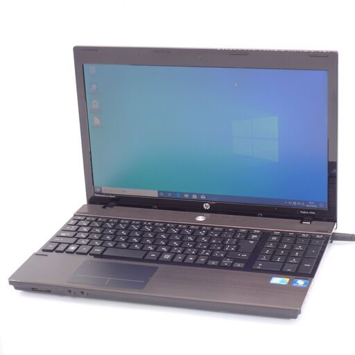 中古美品 15インチ 茶色 ノートパソコン hp ProBook 4520s Core i5 4GB DVD-ROM テンキー付 Windows10 Office済 初心者向け 即使用可