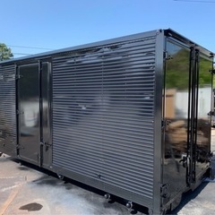 No.617 アルミバン 3ｔ 車  アルミ 箱 バイク 倉庫 トラック コンテナ 米 保管庫 物置 DIY