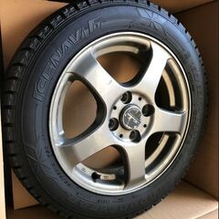 155/65R14鉄ホィールタイヤセット(4本)と155/65R14アルミホィール 