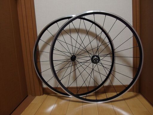 REXOR◆Farfalla◆軽量アルミホイール◆前後1250g◆黒ハブ◆シマノ用