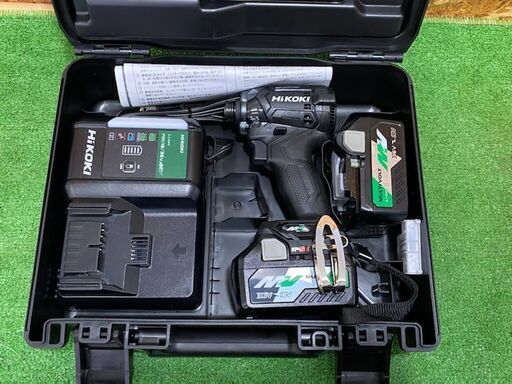 76　コードレスインパクトドライバ　HIKOKI　WH36DC(2XNB)　中古美品