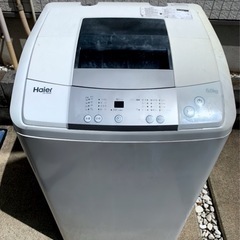 (無料) 2017年製 6kg 洗濯機 完動品 引き取り限定
