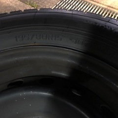 195/80R15  新品同様　ハイエース