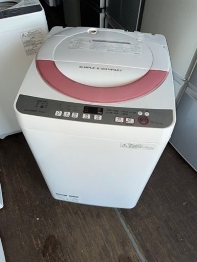 No.1408 SHARP 6kg洗濯機　2015年製　近隣配送無料
