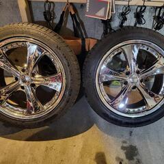 20ヴェルファイア　アルファード　19インチ　夏タイヤ　ウェッズ　タイヤ新しい