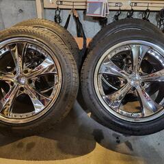 20ヴェルファイア　アルファード　19インチ　夏タイヤ　ウェッズ　タイヤ新しい