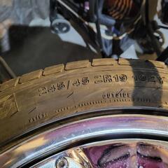 20ヴェルファイア　アルファード　19インチ　夏タイヤ　ウェッズ　タイヤ新しい