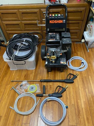 KOSHIN 高圧洗浄機 エンジン式　（美品）