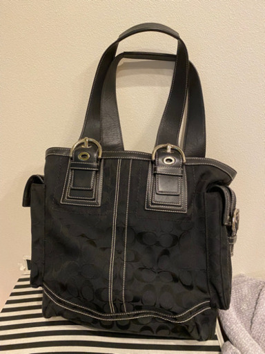 美品　coach ショルダーバック黒