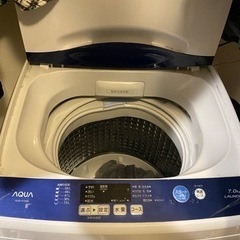 AQUA 2017年製造　7キロ　洗濯機　お話進めてます