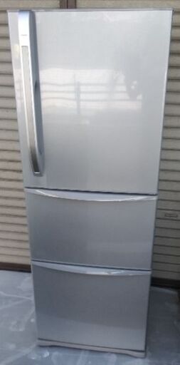 東芝 3ドア冷蔵庫 GR-34ZW(S) シルバー 11年製 美品 配送無料