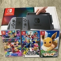 switch本体【箱有】マリカ8。スマブラ。イーブイ。