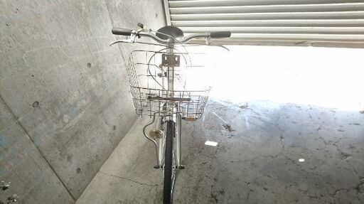 自転車中古 Natural ALAIR 内装3段変速 ステンレスカゴ鍵付き タイヤ26