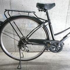 自転車中古 BEYOND 外装6段変速 オートライト 大きいカゴリアキャリア