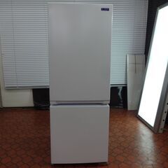 ID 015258　冷蔵庫　２ドア　ヤマダ　156L　２０２１年製　YRZ-F15G1