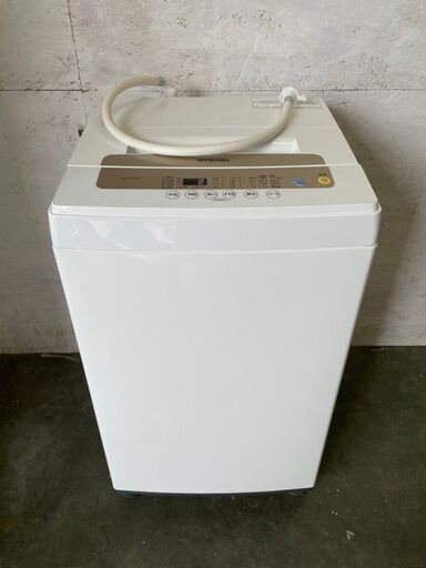 【IRISOHYAMA】アイリスオーヤマ 全自動洗濯機 容量5kg IAW-T502EN 2019年製.