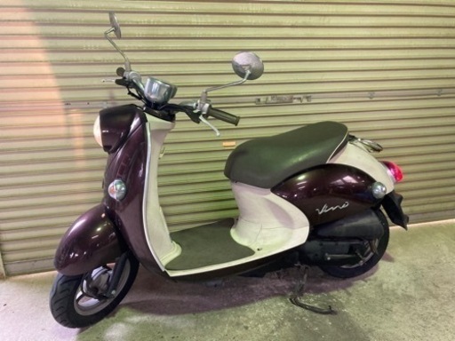 【売約済】実働 BT新品 ヤマハ SA37J 2009年式 ビーノ 4スト原付 インジェクションバイク スクーター ワインレッド ②