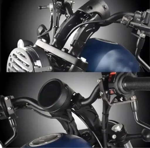 ホンダ　レブル250/500 24φ ハンドルバー用　ハンドルバーブラケットです。