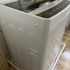白の洗濯機