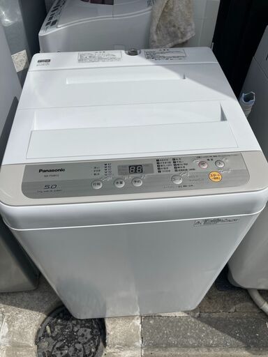 ●洗濯機 Panasonic●23区及び周辺地域に無料で配送、設置いたします(当日配送も可能)●NA-F50B12 5キロ 2018年製●PAN1A