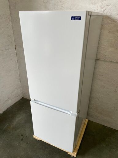 【YAMADA】ヤマダ電機 ノンフロン冷凍冷蔵庫 容量156L 冷凍室45L 冷蔵室111L YRZ-F15G1 2019年製.